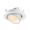 SLV LED Ceiling recessed luminaire NUMINOS® GIMBLE S, 2700K, 20°, white