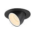 LED Deckeneinbauleuchte NUMINOS® GIMBLE S, 3000K, 20°, Schwarz / Weiß