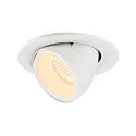 LED Deckeneinbauleuchte NUMINOS® GIMBLE S, 3000K, 55°, Weiß