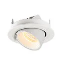 SLV LED Ceiling recessed luminaire NUMINOS® GIMBLE S, 3000K, 55°, white