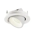 SLV LED Ceiling recessed luminaire NUMINOS® GIMBLE S, 4000K, 20°, white