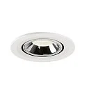 SLV LED Deckeneinbauleuchte NUMINOS® GIMBLE S, 4000K, 40°, Weiß / Chrom