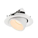 SLV LED Deckeneinbauleuchte NUMINOS® GIMBLE M, 2700K, 55°, weiß