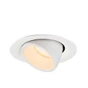 SLV LED Deckeneinbauleuchte NUMINOS® GIMBLE M, 2700K, 55°, weiß