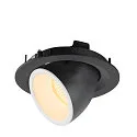 SLV LED Deckeneinbauleuchte NUMINOS® GIMBLE M, 3000K, 40°, Schwarz / Weiß
