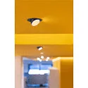 SLV LED Deckeneinbauleuchte NUMINOS® GIMBLE M, 3000K, 40°, Schwarz / Weiß