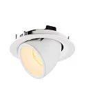 SLV LED Deckeneinbauleuchte NUMINOS® GIMBLE M, 3000K, 40°, weiß