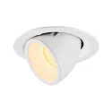 LED Deckeneinbauleuchte NUMINOS® GIMBLE M, 3000K, 55°, weiß