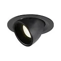 LED Deckeneinbauleuchte NUMINOS® GIMBLE M, 4000K, 40°, Schwarz