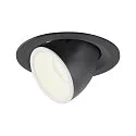 LED Deckeneinbauleuchte NUMINOS® GIMBLE M, 4000K, 40°, Schwarz / Weiß