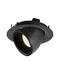 SLV LED Deckeneinbauleuchte NUMINOS® GIMBLE M, 4000K, 55°, Schwarz