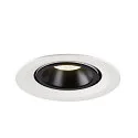 SLV LED Deckeneinbauleuchte NUMINOS® GIMBLE M, 4000K, 20°, Weiß / Schwarz