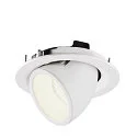 SLV LED Deckeneinbauleuchte NUMINOS® GIMBLE M, 4000K, 20°, weiß