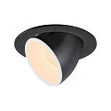 LED Deckeneinbauleuchte NUMINOS® GIMBLE L, 2700K, 20°, Schwarz / Weiß