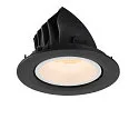 SLV LED Ceiling recessed luminaire NUMINOS® GIMBLE L, 2700K, 20°, black/white