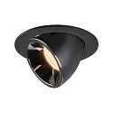 LED Deckeneinbauleuchte NUMINOS® GIMBLE L, 2700K, 20°, Schwarz / Chrom