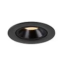 SLV LED Ceiling recessed luminaire NUMINOS® GIMBLE L, 2700K, 40°, black