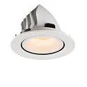 SLV LED Ceiling recessed luminaire NUMINOS® GIMBLE L, 2700K, 20°, white