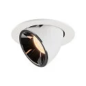 LED Deckeneinbauleuchte NUMINOS® GIMBLE L, 2700K, 20°, Weiß / Chrom