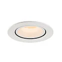 SLV LED Ceiling recessed luminaire NUMINOS® GIMBLE L, 2700K, 55°, white