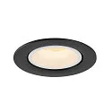 SLV LED Deckeneinbauleuchte NUMINOS® GIMBLE L, 3000K, 40°, Schwarz / Weiß