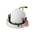 SLV LED Deckeneinbauleuchte NUMINOS® GIMBLE L, 3000K, 40°, Weiß / Chrom