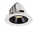 LED Deckeneinbauleuchte NUMINOS® GIMBLE L, 3000K, 55°, Weiß / Schwarz