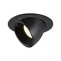 LED Deckeneinbauleuchte NUMINOS® GIMBLE L, 4000K, 40°, Schwarz
