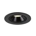 SLV LED Ceiling recessed luminaire NUMINOS® GIMBLE L, 4000K, 40°, black