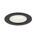 SLV LED Deckeneinbauleuchte NUMINOS® GIMBLE L, 4000K, 55°, Schwarz / Weiß