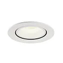 SLV LED Ceiling recessed luminaire NUMINOS® GIMBLE L, 4000K, 20°, white