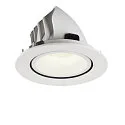 SLV LED Ceiling recessed luminaire NUMINOS® GIMBLE L, 4000K, 40°, white