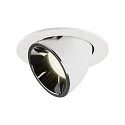 LED Deckeneinbauleuchte NUMINOS® GIMBLE L, 4000K, 40°, Weiß / Chrom