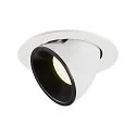 LED Deckeneinbauleuchte NUMINOS® GIMBLE L, 4000K, 55°, Weiß / Schwarz