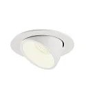 SLV LED Deckeneinbauleuchte NUMINOS® GIMBLE L, 4000K, 55°, Weiß