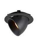 SLV LED Deckeneinbauleuchte NUMINOS® GIMBLE XL, 2700K, 20°, Schwarz