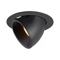 LED Deckeneinbauleuchte NUMINOS® GIMBLE XL, 2700K, 40°, Schwarz