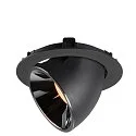 SLV LED Ceiling recessed luminaire NUMINOS® GIMBLE XL, 2700K, 40°, black/chrome
