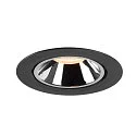 SLV LED Ceiling recessed luminaire NUMINOS® GIMBLE XL, 2700K, 40°, black/chrome