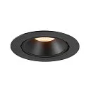 SLV LED Ceiling recessed luminaire NUMINOS® GIMBLE XL, 2700K, 55°, black