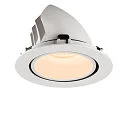 SLV LED Deckeneinbauleuchte NUMINOS® GIMBLE XL, 2700K, 20°, Weiß