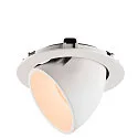 SLV LED Ceiling recessed luminaire NUMINOS® GIMBLE XL, 2700K, 55°, white