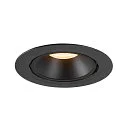 SLV LED Ceiling recessed luminaire NUMINOS® GIMBLE XL, 3000K, 20°, black