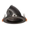 SLV LED Ceiling recessed luminaire NUMINOS® GIMBLE XL, 3000K, 40°, black