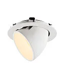 SLV LED Deckeneinbauleuchte NUMINOS® GIMBLE XL, 3000K, 20°, Weiß