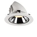 SLV LED Deckeneinbauleuchte NUMINOS® GIMBLE XL, 3000K, 20°, Weiß / Chrom
