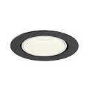 SLV LED Ceiling recessed luminaire NUMINOS® GIMBLE XL, 4000K, 40°, black/white