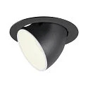 LED Deckeneinbauleuchte NUMINOS® GIMBLE XL, 4000K, 55°, Schwarz / Weiß