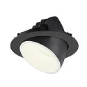 SLV LED Ceiling recessed luminaire NUMINOS® GIMBLE XL, 4000K, 55°, black/white