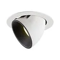 LED Deckeneinbauleuchte NUMINOS® GIMBLE XL, 4000K, 20°, Weiß / Schwarz